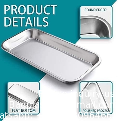 Wax Dissecting Tray Stainless Steel Thicken Dissection Pan Biological Equipment For Junior Senior School Laboratory