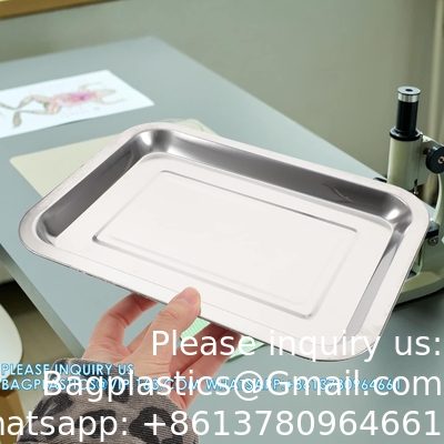 Wax Dissecting Tray Stainless Steel Thicken Dissection Pan Biological Equipment For Junior Senior School Laboratory