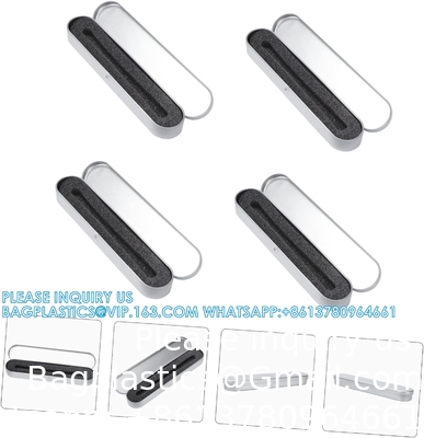 Tinplate Box Plastic Hinges Jewelry Box Hinges Metal Pencil Le Pen Pencil Jewelery Box Tin Pen Case Silver Sturdy Pen