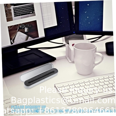 Tinplate Box Plastic Hinges Jewelry Box Hinges Metal Pencil Le Pen Pencil Jewelery Box Tin Pen Case Silver Sturdy Pen