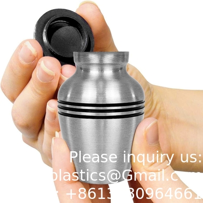 Urns for Human Ashes Female &amp; Male, Urns for Ashes Adult Female, Funeral Urns - Pewter, 4 Small Keepsakes