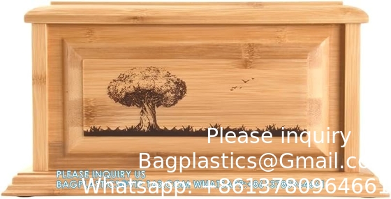 Tree Of Life Wooden Urns For Human Ashes Adult Male/Female, Professional Decorative Cremation Wood Urn For Ashes