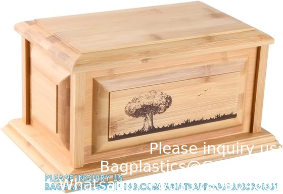 Tree Of Life Wooden Urns For Human Ashes Adult Male/Female, Professional Decorative Cremation Wood Urn For Ashes