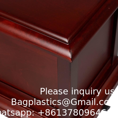 Cherry Solid Wooden Urns For Adult Male, Cremation Urns Eco-Friendly Wooden Casket Urn For Human Ashes Adult Female
