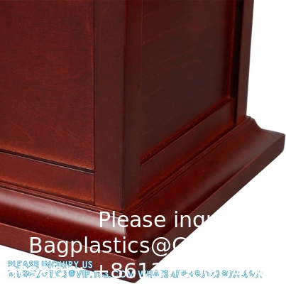 Cherry Solid Wooden Urns For Adult Male, Cremation Urns Eco-Friendly Wooden Casket Urn For Human Ashes Adult Female