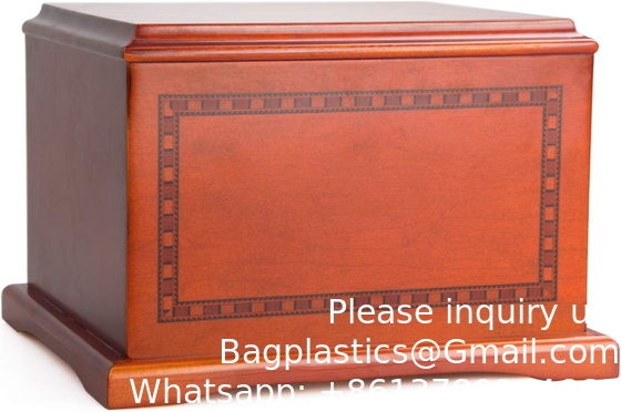 Wood Urn for Human Ashes, Wood Urns Professional Urn For Human Ashes Adults Burial Crematory Funeral Urn