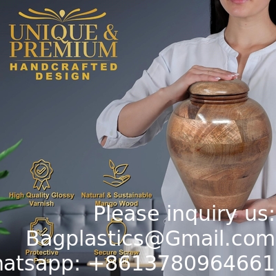 Memorials Wooden Urns For Human Ashes Adult Male/Female - Real Wood Cremation Urn For Ashes Adult Men/Women