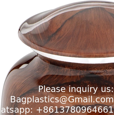 Cherry Wood Grain Finish Cremation Urn | Human Ashes Adult Memorial urn, Burial, Funeral Cremation Urns | 200 Cubic