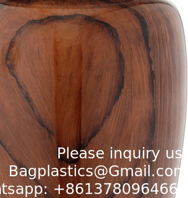 Cherry Wood Grain Finish Cremation Urn | Human Ashes Adult Memorial urn, Burial, Funeral Cremation Urns | 200 Cubic