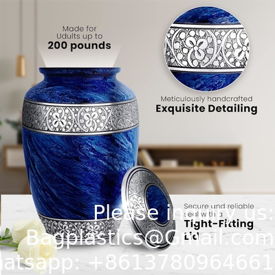 Urn for Human Ashes Adult Memorial Funeral Cremation Large Burial Urns (Adult Cremation Urn)