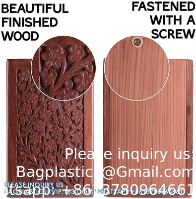 Cremation Urn For Human Ashes Adult Male/Female - Decorative Urns - Wooden Casket Urn - Funeral Burial Urns ​For Human