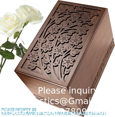 Cremation Urns For Human Ashes Adult Male Or Female, Funeral Memorial Urns For Ashes, Wooden Tree Of Life Decorative