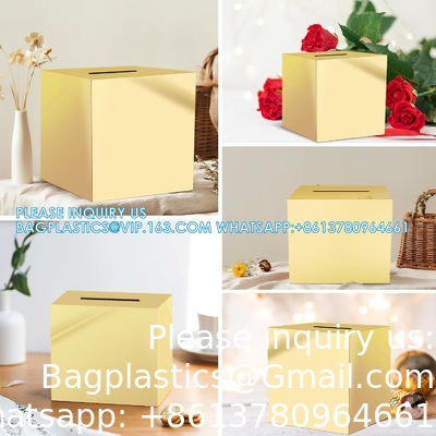 Money Box Keepsake Wedding Reception Decoration Wishing Well Party Favor Ceremony Raffle Tickets