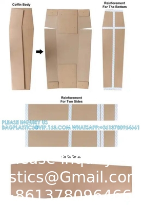 Assembled Biodegradable Cremation Cardboard Coffins Prices Manufacturer Cardboard Coffins
