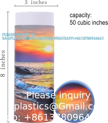 Bio eco-friendly urn for burial scatter urn Ideal for ash scattering ceremonies or burial Eco-friendly Design