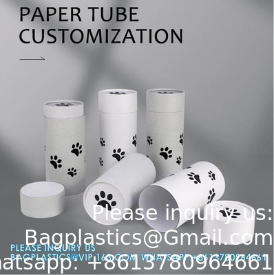 Funeral Supplie Cardboard Biodegradable Animal Coffin Casket Scatter Pod Paper Tube Cremation Ashes Pet Scatterinh Urn
