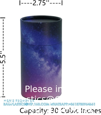 Funeral Supplie Cardboard Biodegradable Animal Coffin Casket Scatter Pod Paper Tube Cremation Ashes Pet Scatterinh Urn