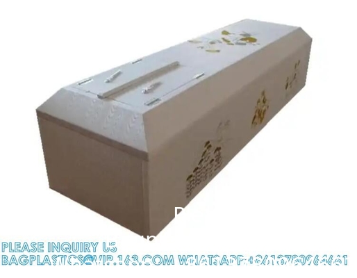 Japanese Burial Supplies Hand-Carved Foldable Wooden Casket Coffin Funeral Supplies Burial Wood Casket Coffin