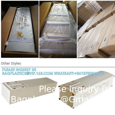 Japan Style Carving Funeral Coffin Solid Wood Coffin With Hand-Carving Good Quality Solid Wood Hand-caved Coffin