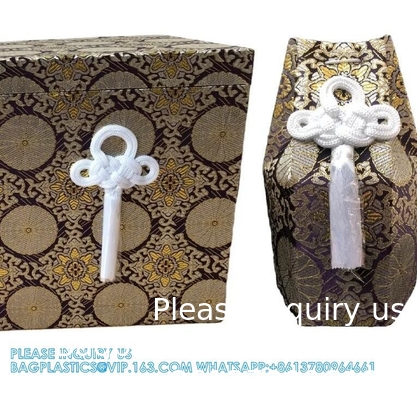 Japanese Funeral Wooden Urn Bone Box And Bag With Flower Pattern Funeral Keepsake Ash Box and Bone Bag