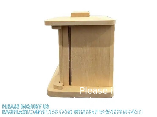 Japanese Funeral Cremation Sarira Wood Vessel Sarira Wood Container Funeral Supplies With Openable Window