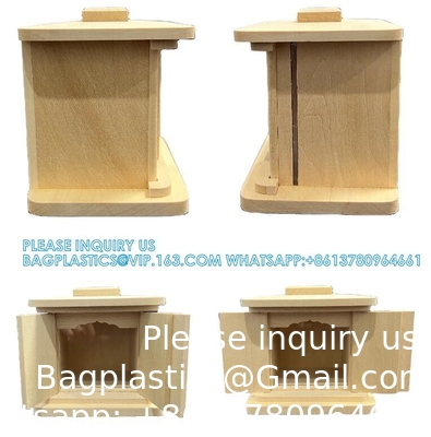 Japanese Funeral Cremation Sarira Wood Vessel Sarira Wood Container Funeral Supplies With Openable Window