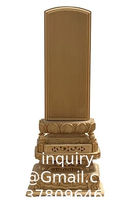 Funeral Supplies, Wood Table, Japanese Funeral Ancestor Memorial Wooden Tablet Monument Ancestors Memorial
