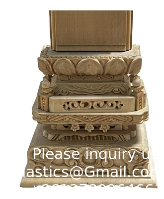 Funeral Supplies, Wood Table, Japanese Funeral Ancestor Memorial Wooden Tablet Monument Ancestors Memorial