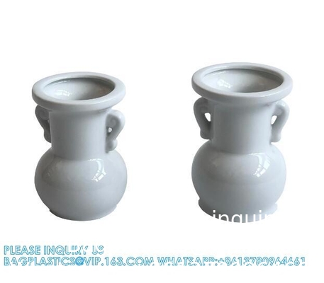 Porcelain Candlestick Porcelain Wine Cup Funeral Ceremony, Sacrificial Ceremony, Ancestors Memorial Porcelain Censer