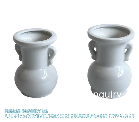 Porcelain Candlestick Porcelain Wine Cup Funeral Ceremony, Sacrificial Ceremony, Ancestors Memorial Porcelain Censer