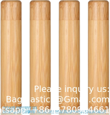 Bamboo Scattering Urn Set, 4PCS Small Bamboo Scattering Urns for Human Ashes, Cremation Ashes Tube Urns for Human