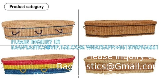 Cheap American Style Funeral Wicker Coffin Casket From Coffin Manufacturer funeral wicker coffins