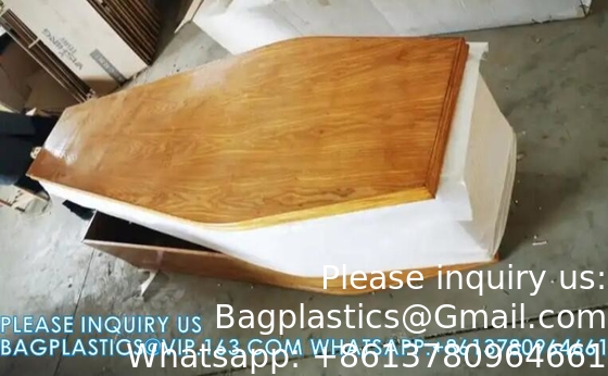 Cheap Stock English Style Wooden Coffins UK Style Casket Baby Caskets Adult Application Funeral Coffin For The Dead