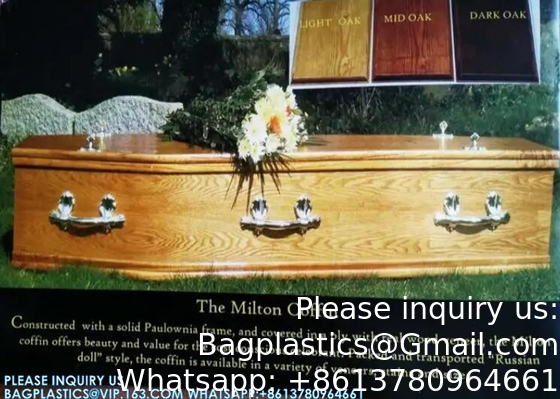Cheap Stock English Style Wooden Coffins UK Style Casket Baby Caskets Adult Application Funeral Coffin For The Dead