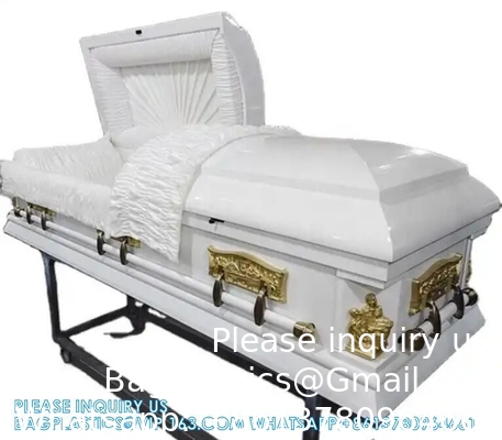 Paper Veneer Casket Solid Wood Caskets Wood Veneer MDF Caskets Cardboard Caskets European Coffins
