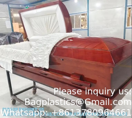 Solid Wood Caskets Wood Veneer MDF Caskets Cardboard Caskets European Coffins Cremation Caskets Metal Caskets