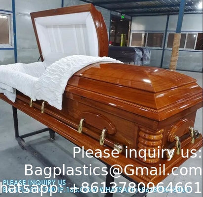 Solid Wood Caskets Wood Veneer MDF Caskets Cardboard Caskets European Coffins Cremation Caskets Metal Caskets