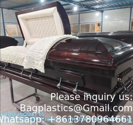 Solid Wood Caskets Wood Veneer MDF Caskets Cardboard Caskets European Coffins Cremation Caskets Metal Caskets