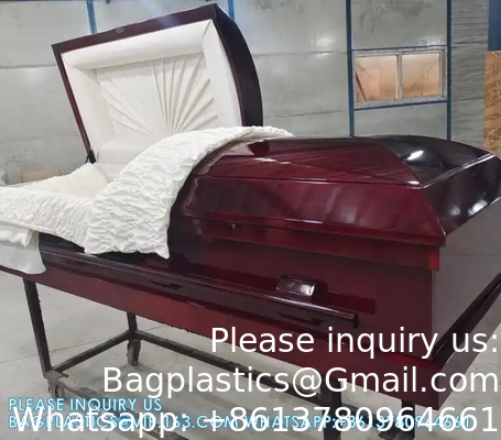 Solid Wood Caskets Wood Veneer MDF Caskets Cardboard Caskets European Coffins Cremation Caskets Metal Caskets