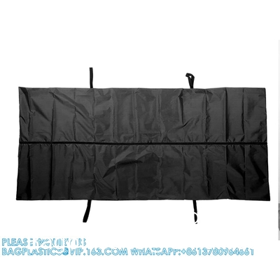 Body Bag, Leak Proof Cadaver Morgue Bodies Bag With 4 Handles, Center Zipper, Emergency Bodies Storage Bag Funeral