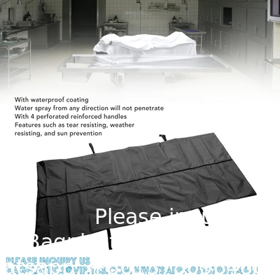 Body Bag, Leak Proof Cadaver Morgue Bodies Bag With 4 Handles, Center Zipper, Emergency Bodies Storage Bag Funeral