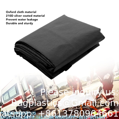 Body Bag, Leak Proof Cadaver Morgue Bodies Bag With 4 Handles, Center Zipper, Emergency Bodies Storage Bag Funeral