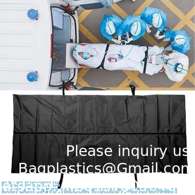 Body Bag, Leak Proof Cadaver Morgue Bodies Bag With 4 Handles, Center Zipper, Emergency Bodies Storage Bag Funeral