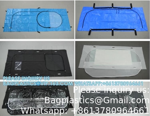 Cadaver Bag, Cadaver Bag Leakage-Proof 210D Waterproof Windproof Body Storage Bag Corpse Bag Funeral Supplies