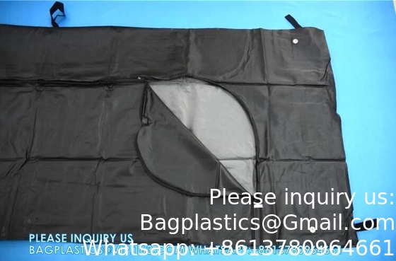 Cadaver Bag, Cadaver Bag Leakage-Proof 210D Waterproof Windproof Body Storage Bag Corpse Bag Funeral Supplies