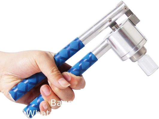 20mm Flip Vial Crimper, 100 Pcs Flip Caps And 100 Pcs Rubber Stoppers Are Included (20mm)