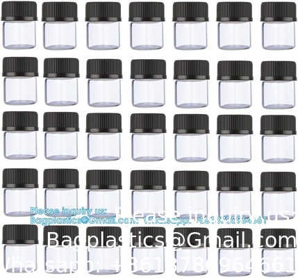 Glass Essential Oils Sample Bottles With Black Caps For Essential Oils, Perfumes &amp; Lab Chemicals 30ml Measuring Cup
