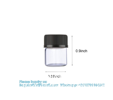 Glass Essential Oils Sample Bottles With Black Caps For Essential Oils, Perfumes &amp; Lab Chemicals 30ml Measuring Cup