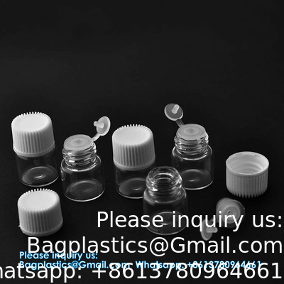 Glass Essential Oils Sample Bottles With Black Caps For Essential Oils, Perfumes &amp; Lab Chemicals 30ml Measuring Cup