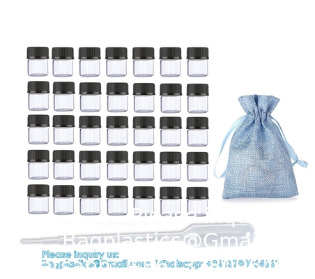 Glass Essential Oils Sample Bottles With Black Caps For Essential Oils, Perfumes &amp; Lab Chemicals 30ml Measuring Cup